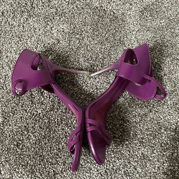 Max Mara Purple Stiletto Heels Size 37.5 - Picture 3 of 10
